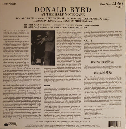 Donald Byrd : At The Half Note Cafe Volume 1 (LP, Album, RE, 180)