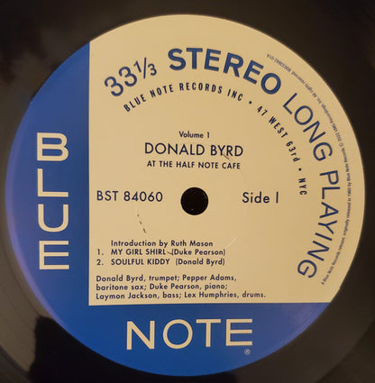 Donald Byrd : At The Half Note Cafe Volume 1 (LP, Album, RE, 180)