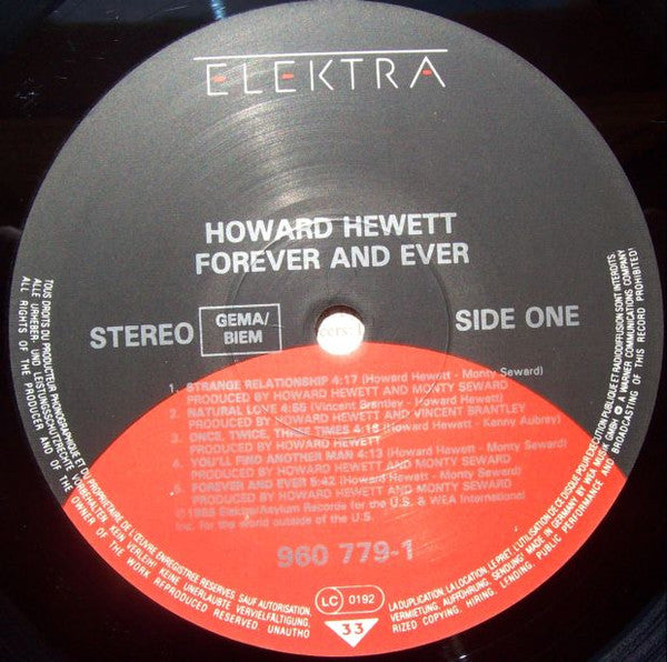 Howard Hewett : Forever And Ever (LP, Album)