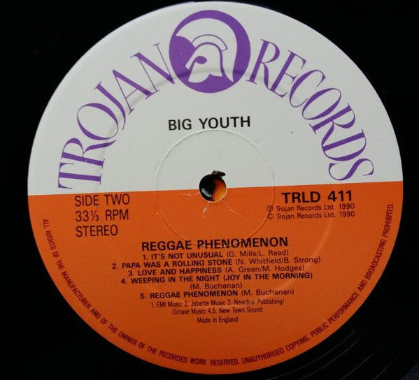 Big Youth : Reggae Phenomenon (2xLP, RE)