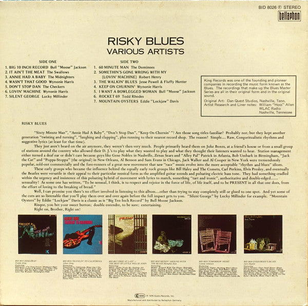 Various : Risky Blues (LP, Comp)