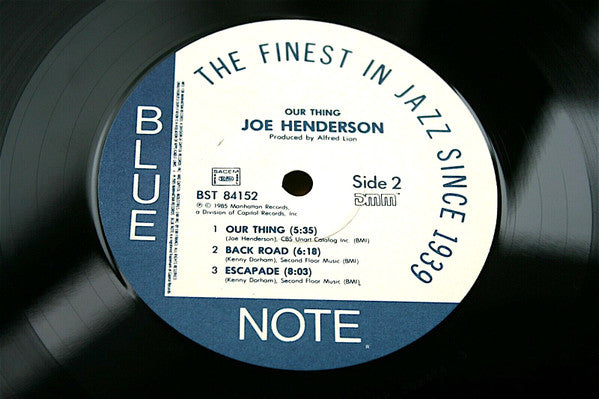 Joe Henderson : Our Thing (LP, Album, RE, DMM)