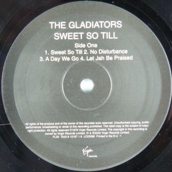 The Gladiators : Sweet So Till (LP, Album, RE)