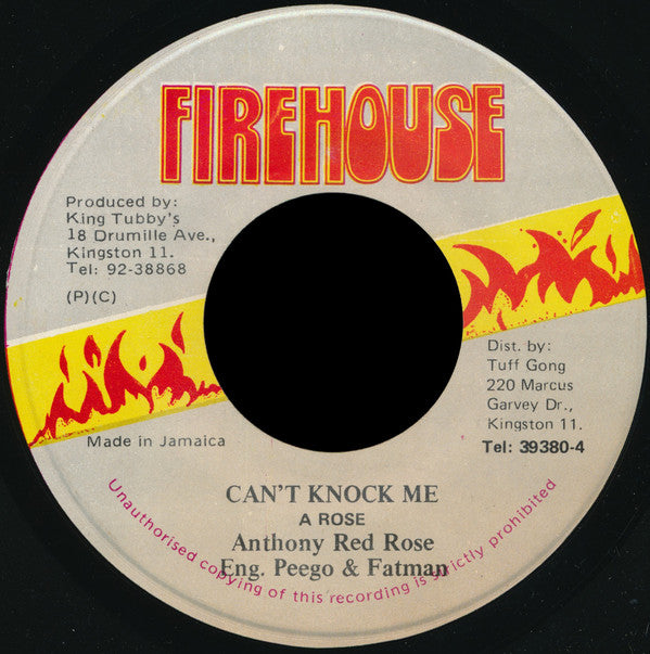 Anthony Red Rose : Can't Knock Me (7")