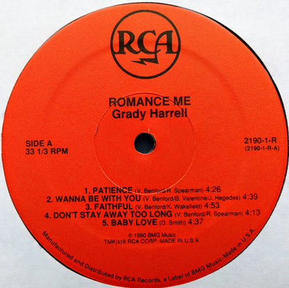 Grady Harrell : Romance Me (LP, Album)