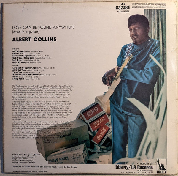 Albert Collins : Love Can Be Found Anywhere (Even In A Guitar) (LP, Album)