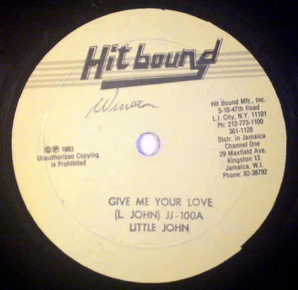 Little John / Jimima Ewers : Give Me Your Love / Bag Wire (10")