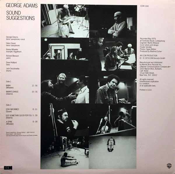 George Adams : Sound Suggestions (LP, Album)