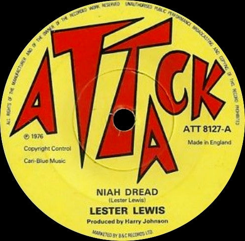 Lester Lewis : Niah Dread / I Man Free (7")