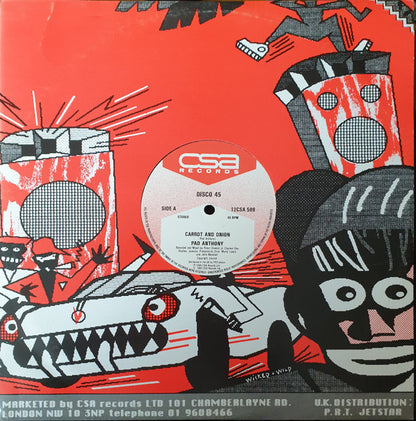 Pad Anthony / King Everald : Carrot And Onion / Ebony Eyes (12")