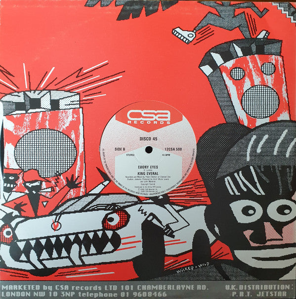 Pad Anthony / King Everald : Carrot And Onion / Ebony Eyes (12")