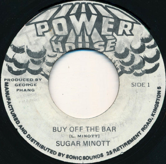 Sugar Minott : Buy Off The Bar (7")