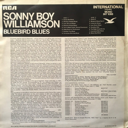 Sonny Boy Williamson : Bluebird Blues (LP, Comp, Mono)