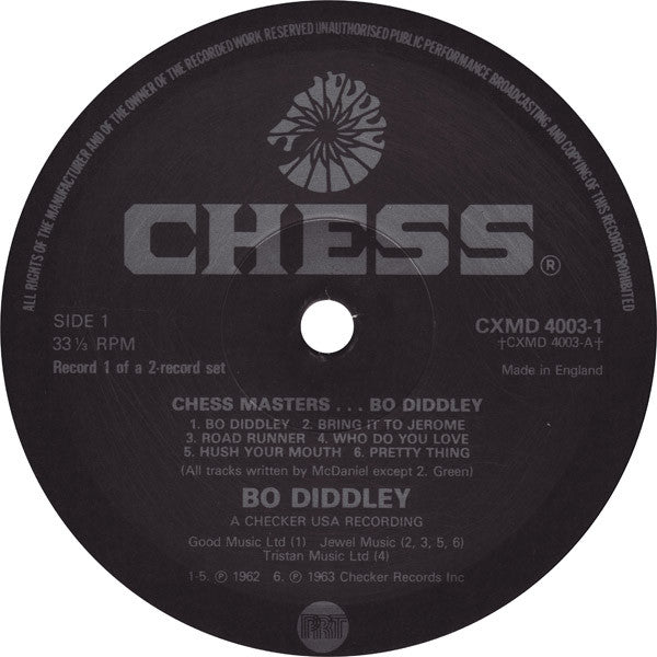 Bo Diddley : Chess Masters (2xLP, Comp)