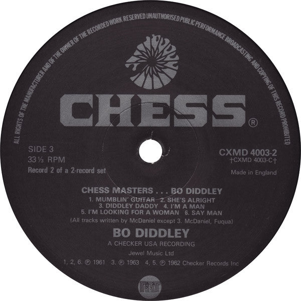 Bo Diddley : Chess Masters (2xLP, Comp)