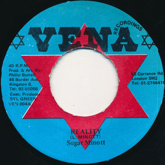 Sugar Minott : Reality (7")