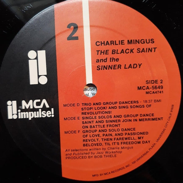 Charlie Mingus* : The Black Saint And The Sinner Lady (LP, Album, RE, RM)