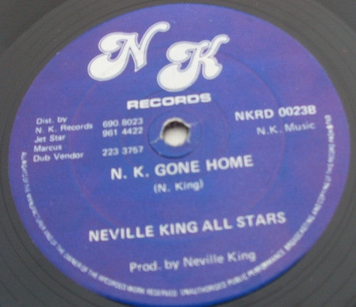 Tony Hearne / Neville King All Stars : Gotta Get You Home Tonight / N.K. Gone Home (12", Single)