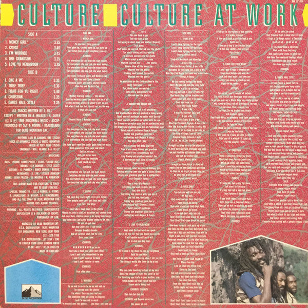 Culture : Culture At Work (LP, Album)