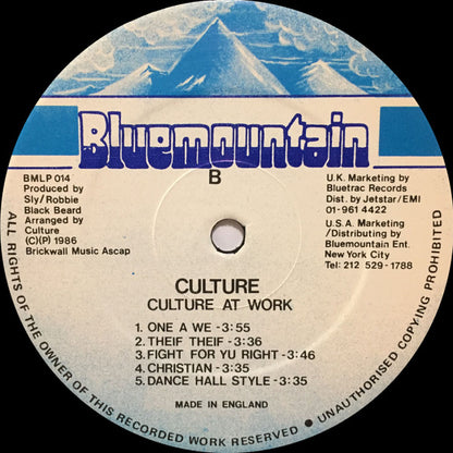 Culture : Culture At Work (LP, Album)