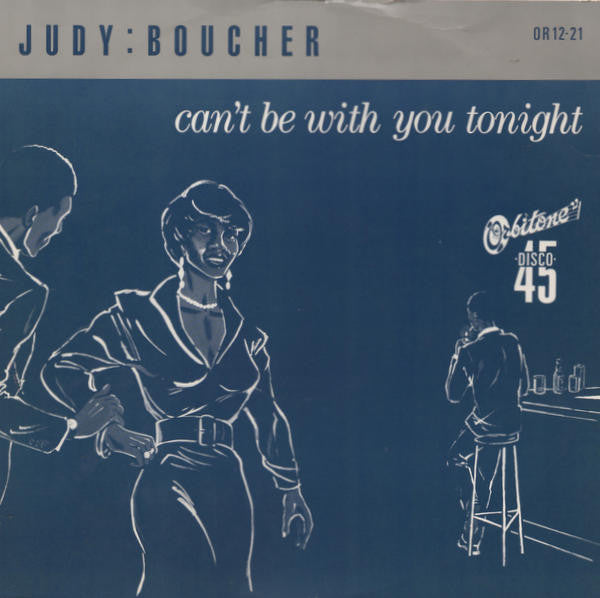 Judy Boucher : Can't Be With You Tonight (12", Single, Red)