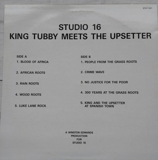 King Tubby Meets The Upsetter : At The Grass Roots Of Dub (LP, Album, RE)