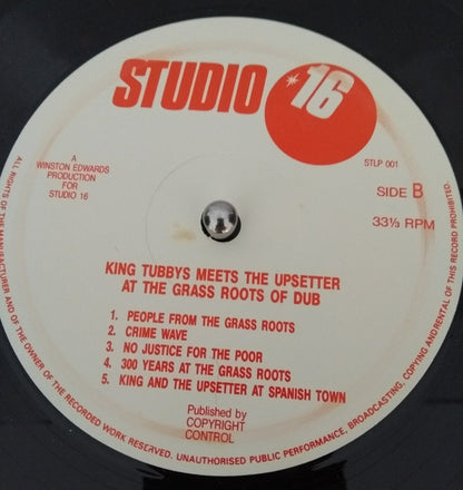 King Tubby Meets The Upsetter : At The Grass Roots Of Dub (LP, Album, RE)