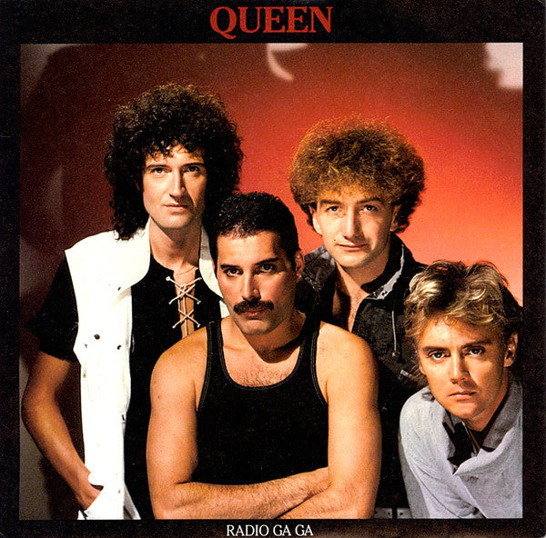 Queen : Radio Ga Ga (7", Single, Blu)