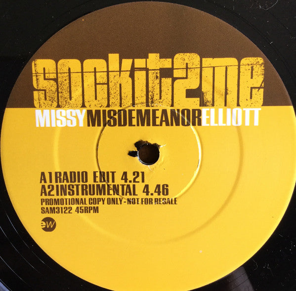 Missy Elliott : Sock It 2 Me (12", Promo)