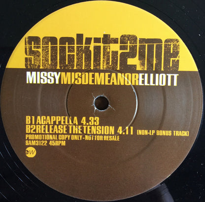 Missy Elliott : Sock It 2 Me (12", Promo)