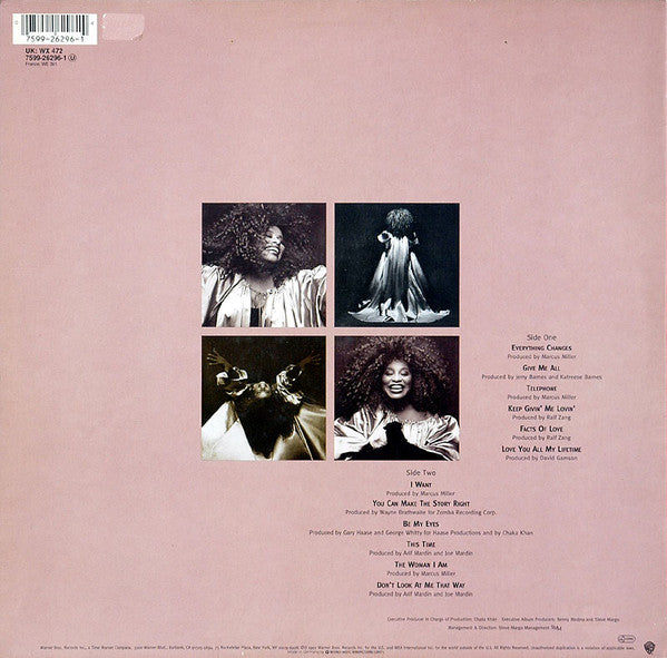 Chaka Khan : The Woman I Am (LP, Album)