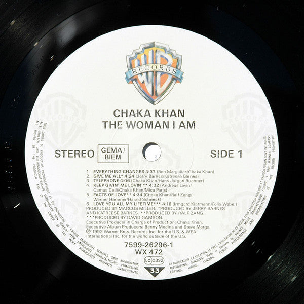 Chaka Khan : The Woman I Am (LP, Album)