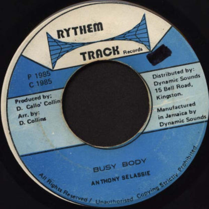 Anthony Selassie : Busy Body (7")