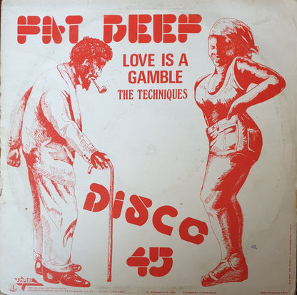 The Tellers (2) / The Techniques : Fat Beef / Love Is A Gamble (12")