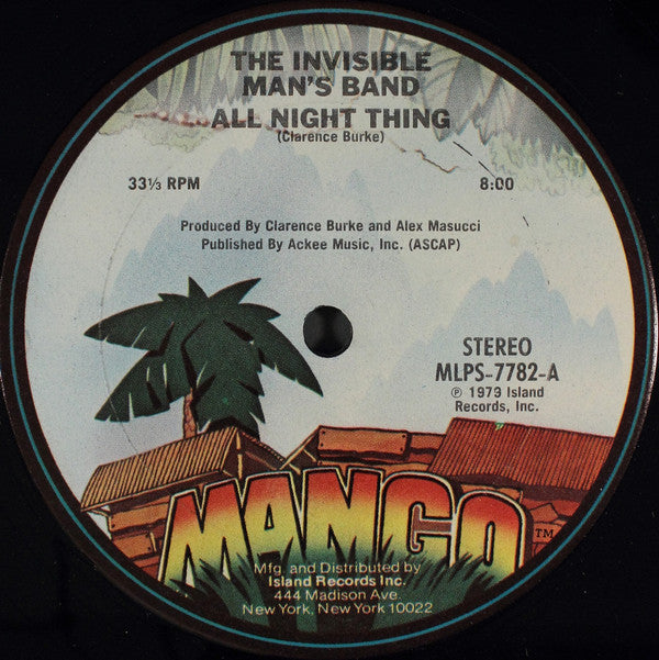 Invisible Man's Band : All Night Thing (12")