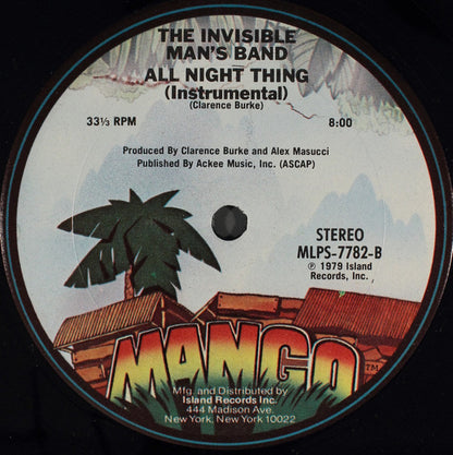 Invisible Man's Band : All Night Thing (12")