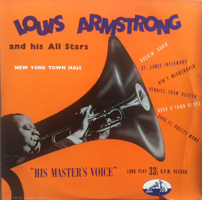 Louis Armstrong And His All-Stars : New York Town Hall (10")