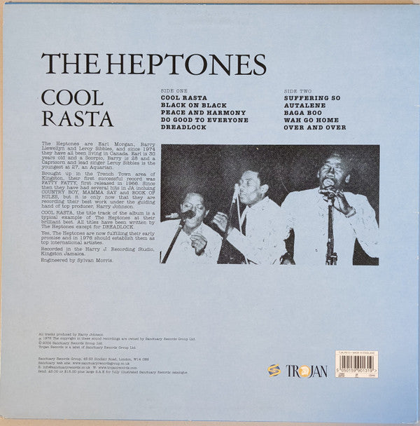 The Heptones : Cool Rasta (LP, Album, RE)