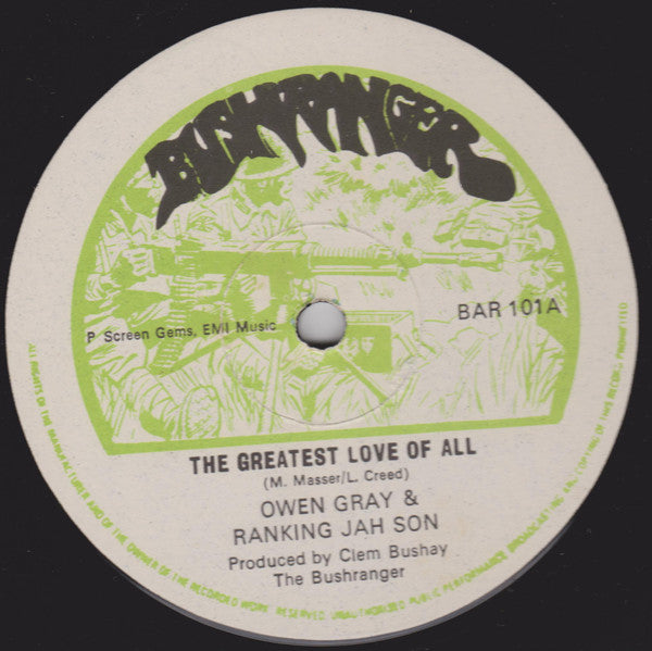 Owen Gray & Ranking Jah Son / Tony Sexton & Ranking Superstar : The Greatest Love Of All / Segregation (12")