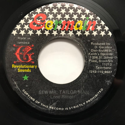 Lone Ranger : Sew Mr. Tailor Man (7")