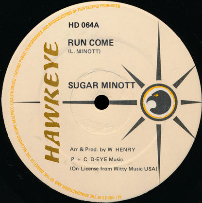 Sugar Minott : Run Come (12")