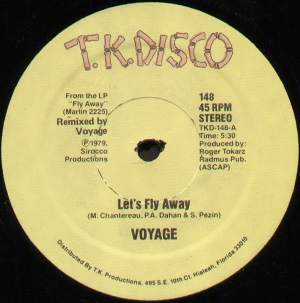 Voyage : Let's Fly Away / Gone With The Music (12")