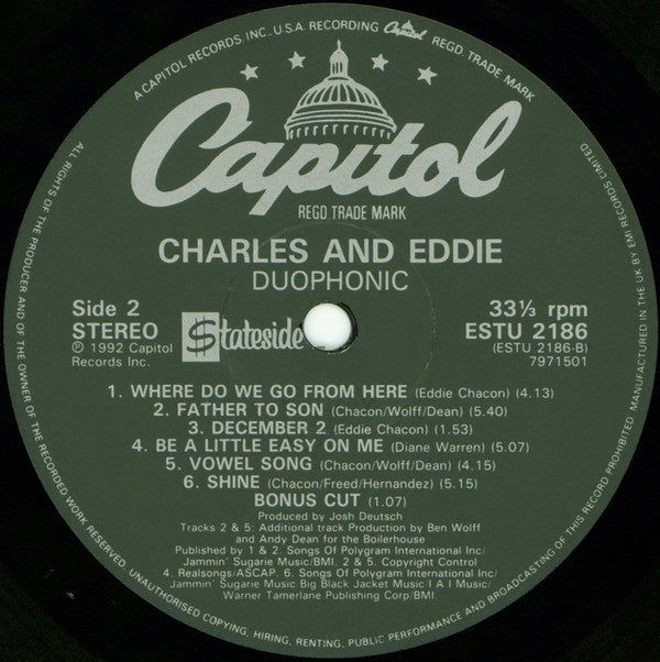 Charles & Eddie : Duophonic (LP)