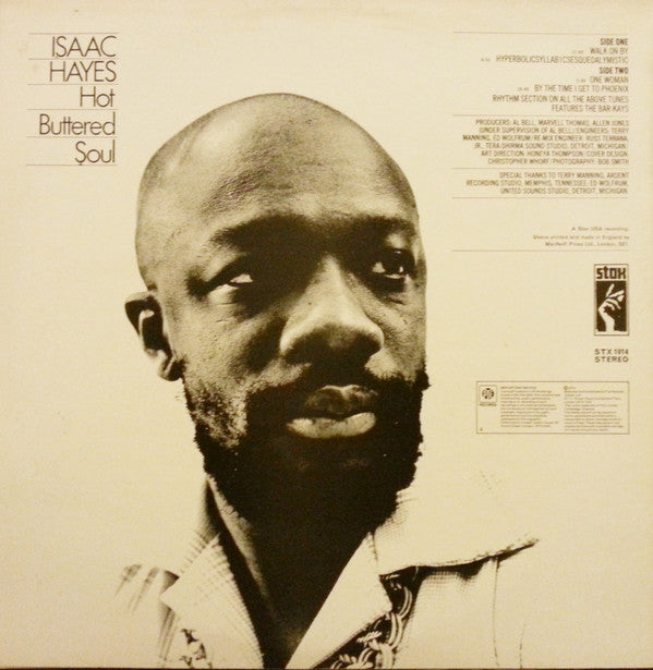 Isaac Hayes : Hot Buttered Soul (LP, Album, RE)