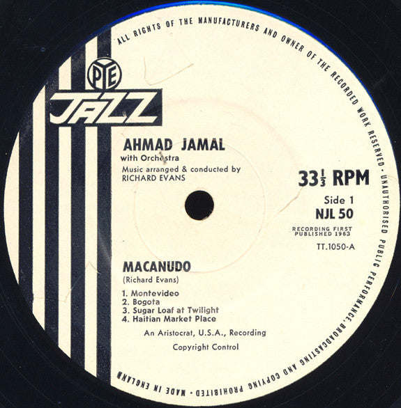 Ahmad Jamal : Macanudo (LP, Album, Mono)