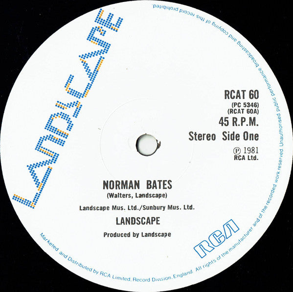 Landscape : Norman Bates (12", Single)