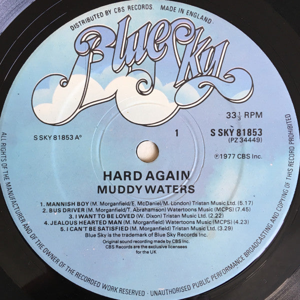 Muddy Waters : Hard Again (LP, Album)