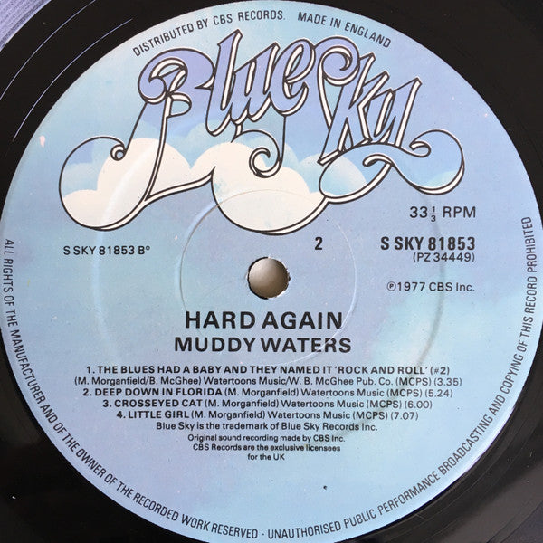 Muddy Waters : Hard Again (LP, Album)