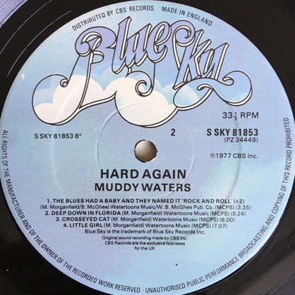 Muddy Waters : Hard Again (LP, Album)