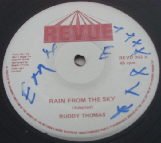 Ruddy Thomas : Rain From The Sky (12", Single)